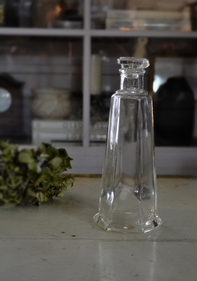 Antique Sam S Collection ガラスの大きな醤油さし ガラス花入れ ガラス瓶