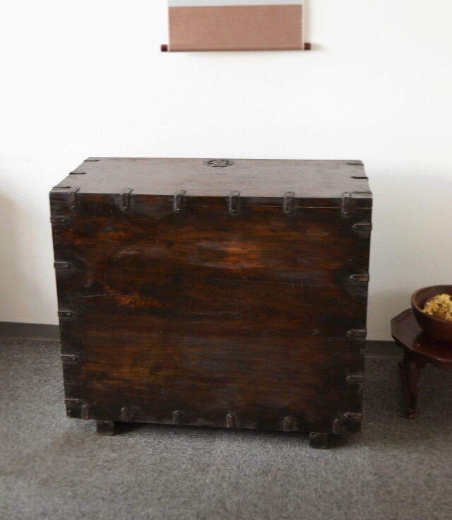 韓国アンティーク家具　李朝箪笥　李朝バンダジ 幅965 高さ850ｍｍ
