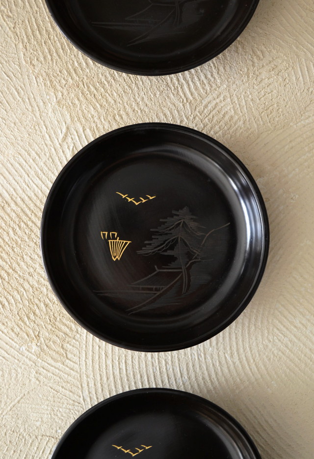 漆皿 直径155mm 菓子皿