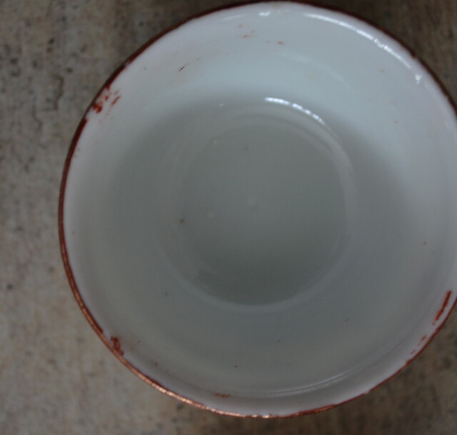 九谷湯冷まし煎茶茶碗3客セット　煎茶道具　小鉢　向付　色絵　和食器