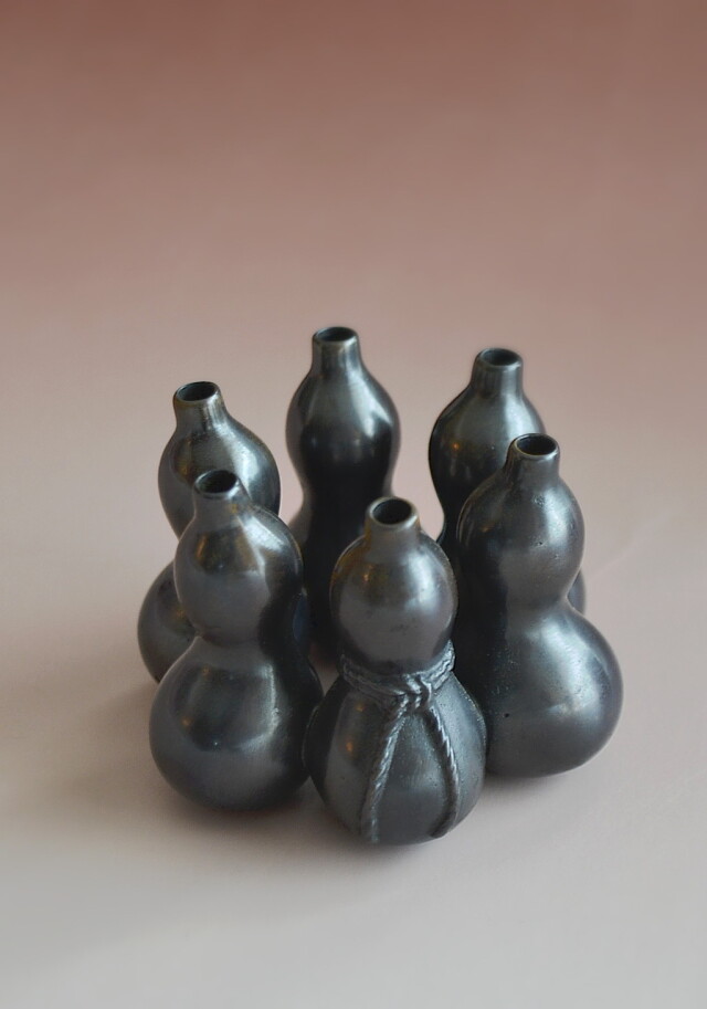 Antique Sam's Collection砂袋六瓢蓋置 一ノ瀬宗辰作 茶道具