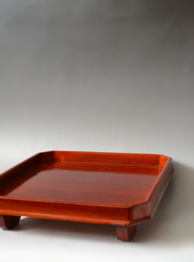 時代逸品！極上春の七草蒔絵の四方脚付膳（検輪島塗蒔絵お膳