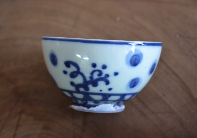 柄違い煎茶茶碗　5個セット