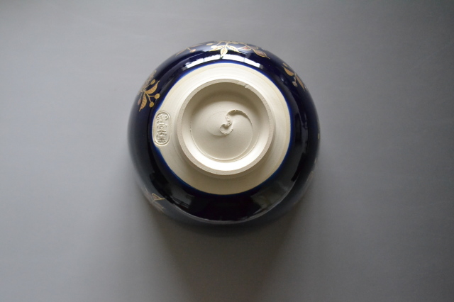 御室窯　夜桜茶碗