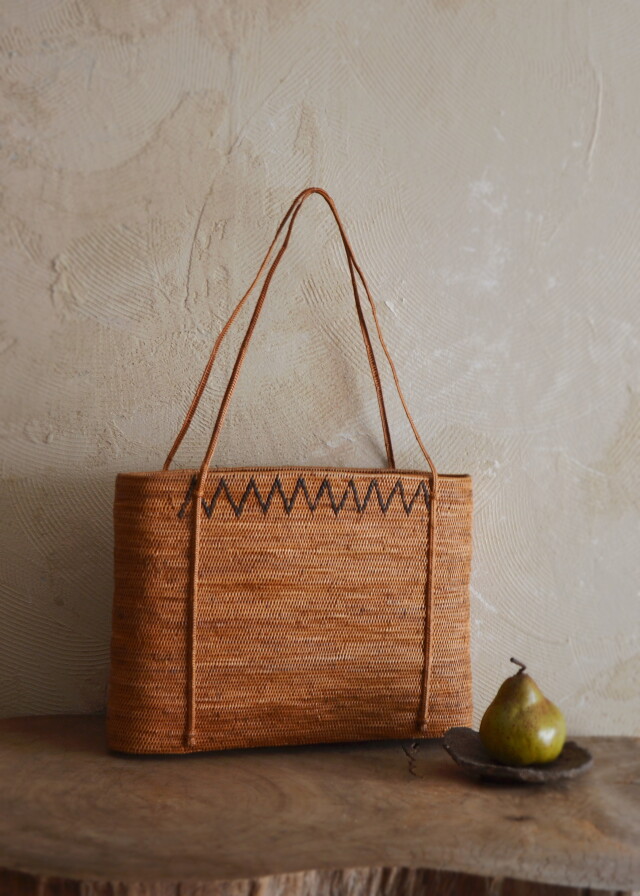 アタかごバッグＨ　籠バッグ　籠　バッグ　