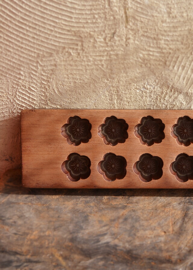 菓子型 梅桃桜 民藝 古道具 インテリア小物
