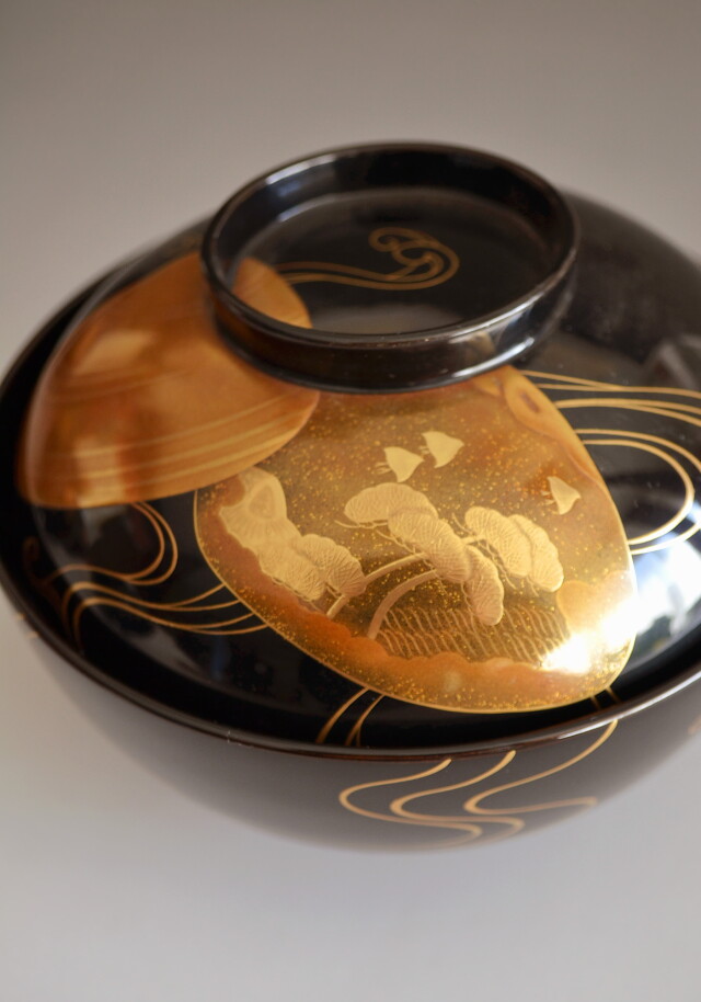 Antique Sam's Collection輪島塗蒔絵吸物椀5客組