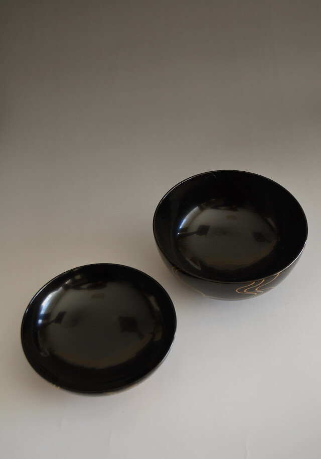 Antique Sam's Collection輪島塗蒔絵吸物椀5客組
