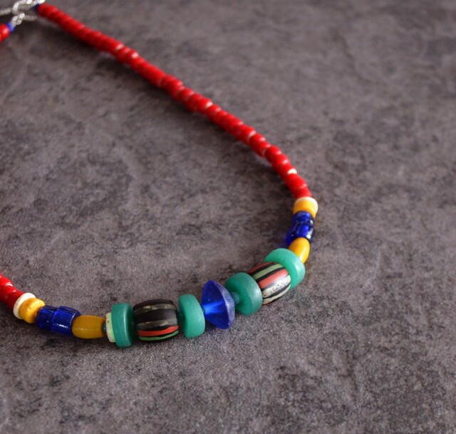 Antique Sam's Collection アンティークビーズネックレス 蜻蛉玉