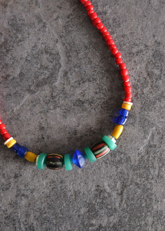 Antique Sam's Collection アンティークビーズネックレス 蜻蛉玉