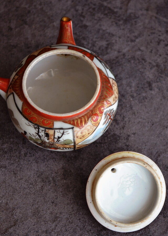 Antique Sam's Collection 九谷 急須 湯冷まし 煎茶道具
