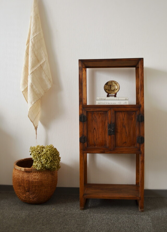 Antique Sam S Collection シンプルでおしゃれな李朝卓子 本棚 韓国アンティーク家具