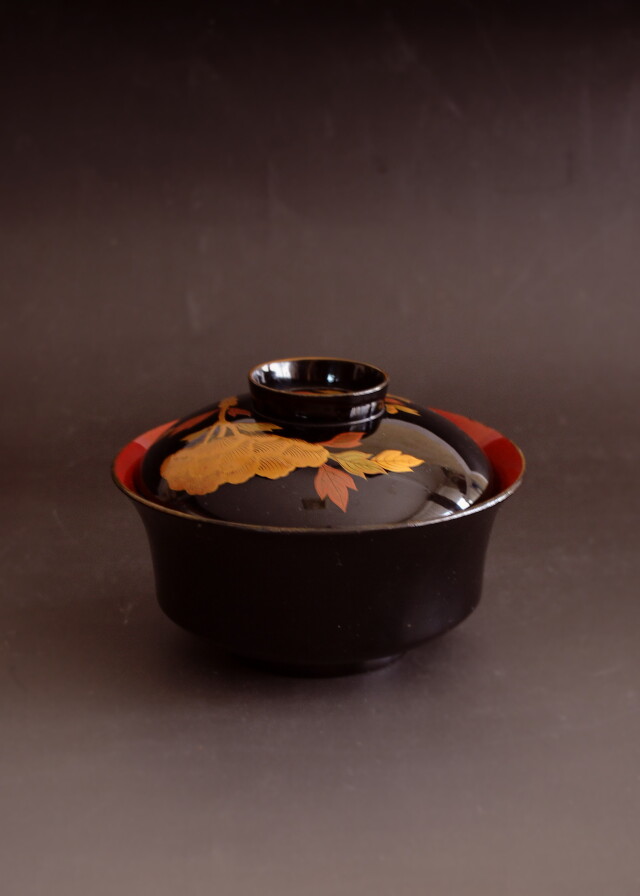 時代蒔絵椀　五客