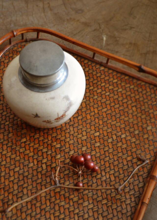 薩摩焼茶入　茶壺　茶入　茶筒