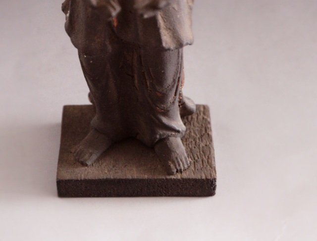 観音菩薩　小仏　仏教美術　木彫仏　 仏像  時代仏 　骨董　座像　仏教美術　古仏　