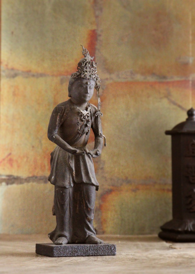 観音菩薩 小仏 仏像 時代仏 骨董 仏教美術 古仏 Antique Sam's
