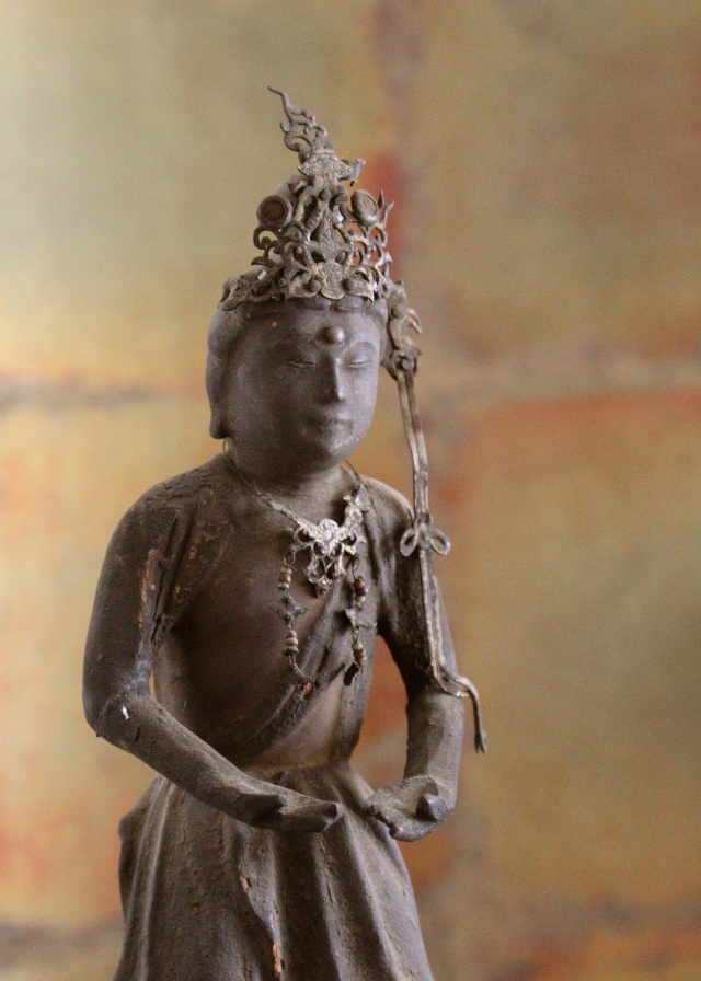 観音菩薩 小仏 仏像 時代仏 骨董 仏教美術 古仏 Antique Sam's