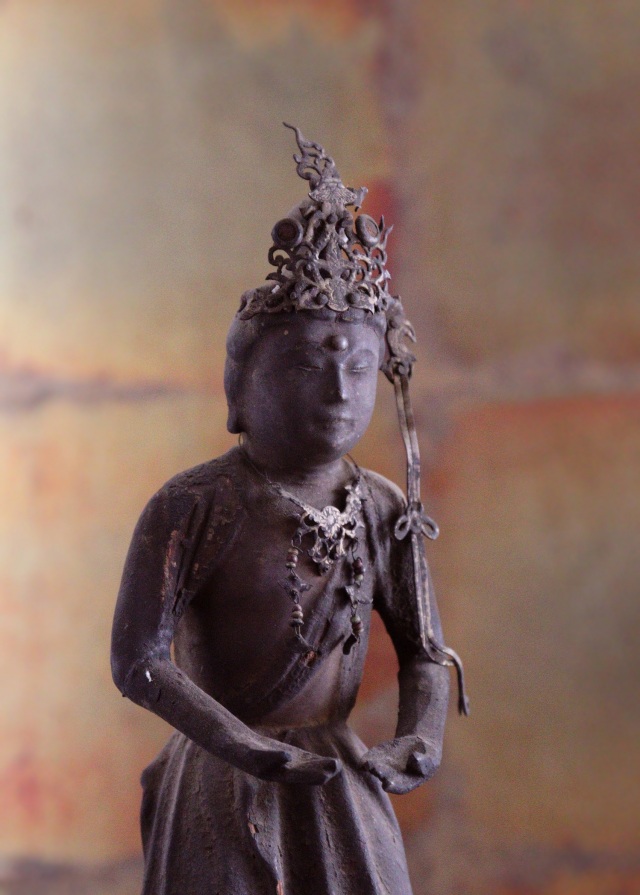 【掛軸　仏画　観音像　箱入り・81・軸　骨董古美術】◆佛　仏　仏像　仏教美術 観音菩薩 小仏 仏像 時代仏 骨董 仏教美術 古仏 Antique Sam's