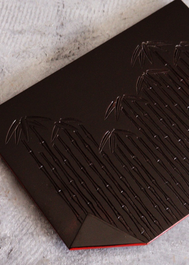 鎌倉彫　竹紋　折敷　お盆　花台　煎茶盆　手仕事　民藝　盆