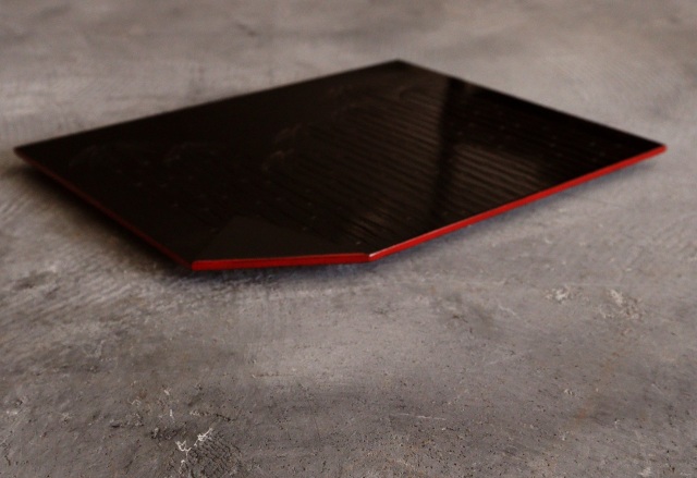 鎌倉彫　竹紋　折敷　お盆　花台　煎茶盆　手仕事　民藝　盆