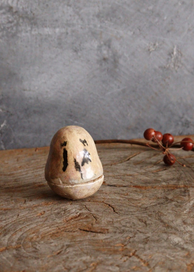 お化けの香合 ハロウィン 10月茶会 みたて 茶道具 茶器 香合