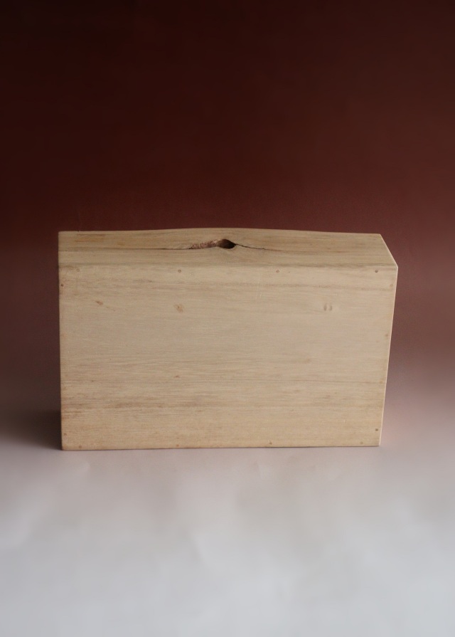 煙草盆　茶道具　指物師　福井誠山作　