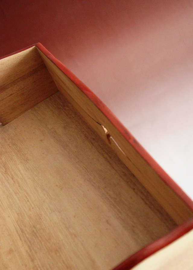 煙草盆　茶道具　指物師　福井誠山作　