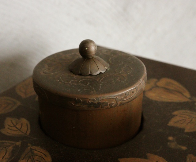 蒔絵長火鉢　梨地　手あぶり　蒔絵火鉢　卓上火鉢　煎茶　風炉　