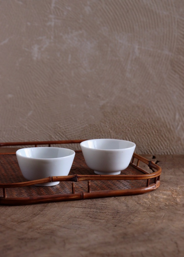 白磁煎茶茶碗　向付　小鉢　白磁　2客組