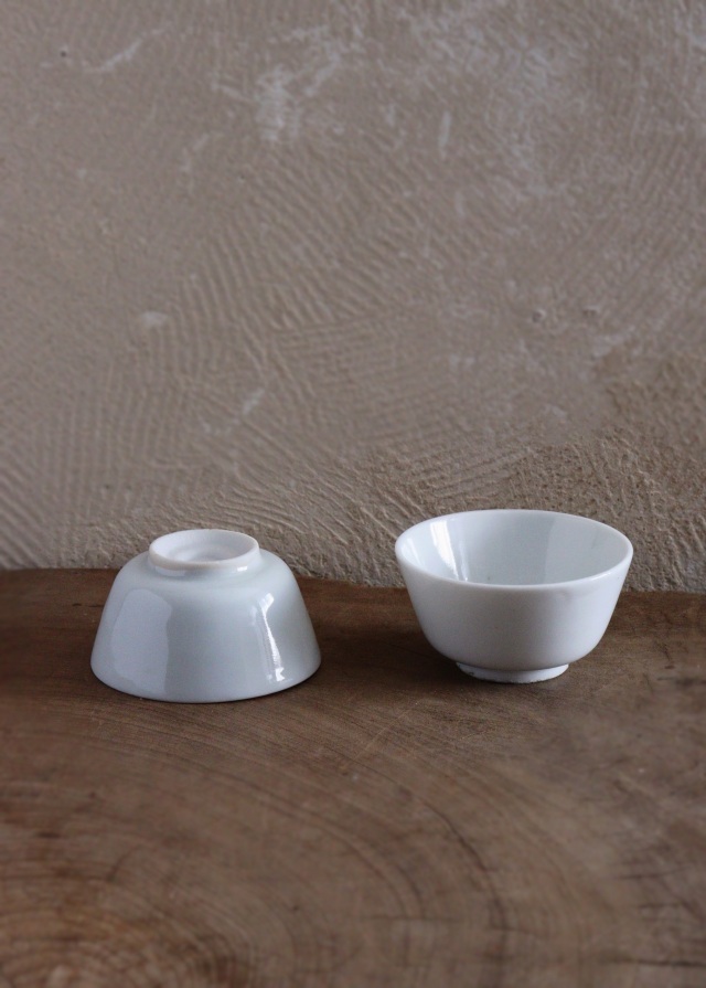 白磁煎茶茶碗　向付　小鉢　白磁　2客組