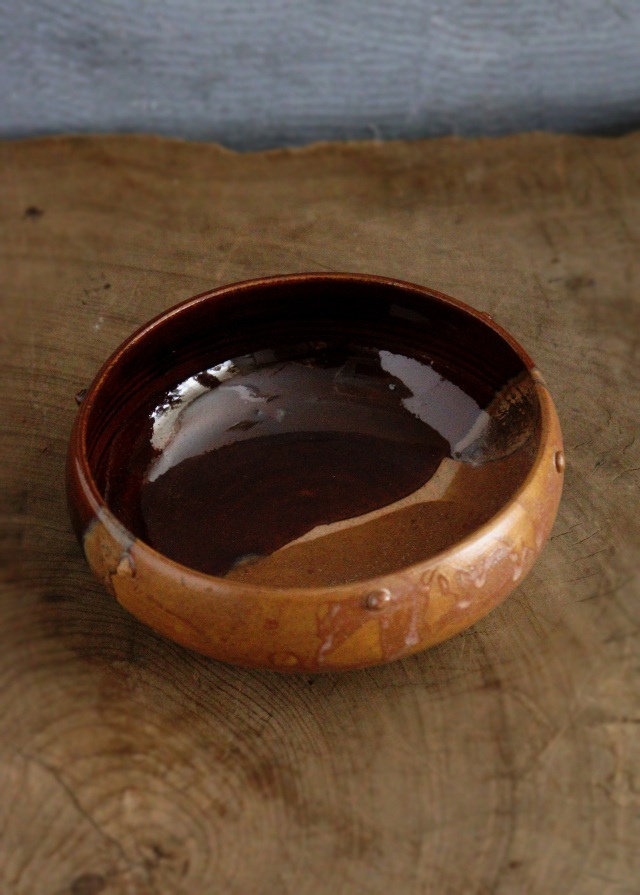 茶道具 松古窯佐久間勝山作 高取擂座灰器 茶会 作家物 共