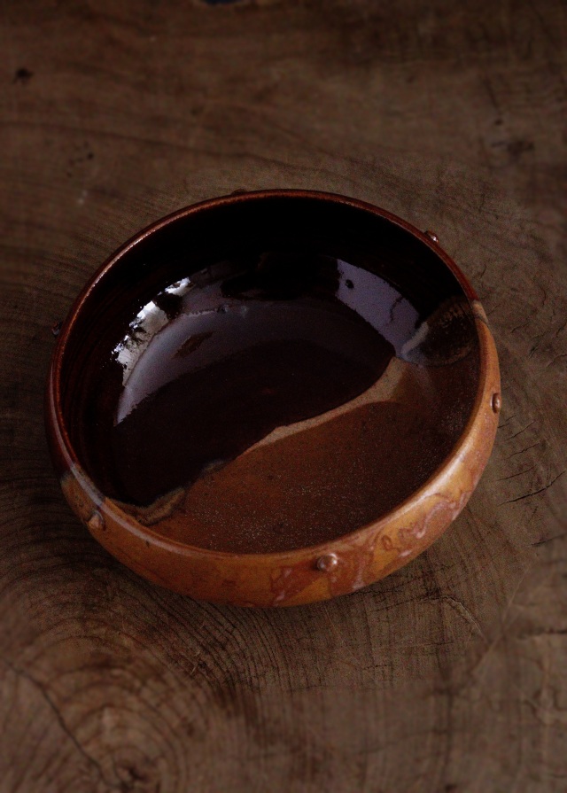 茶道具 松古窯佐久間勝山作 高取擂座灰器 茶会 作家物 共