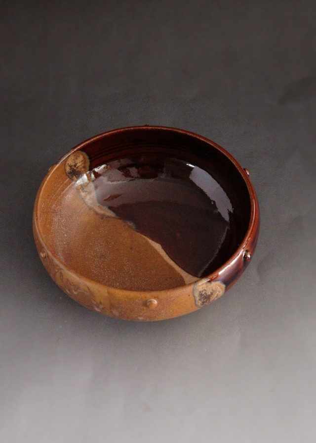 茶道具 松古窯佐久間勝山作 高取擂座灰器 茶会 作家物 共