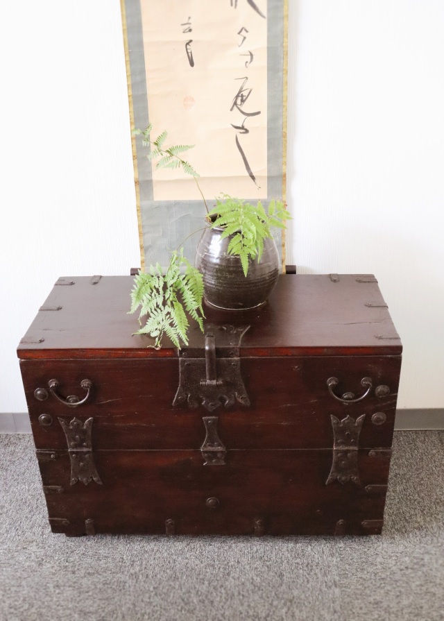 バンダジ　韓国アンティーク家具　李朝箪笥　李朝バンダジ　送料込み