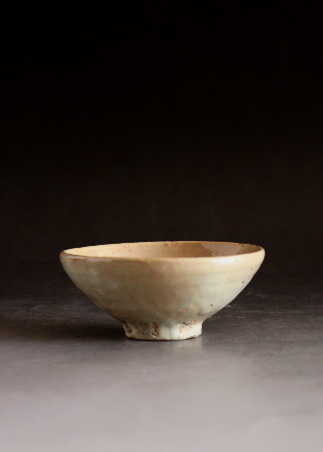 竹花正弘作 粉引盃 酒器 ぐいのみ 浪瀬窯 酒器 酒盃 粉引