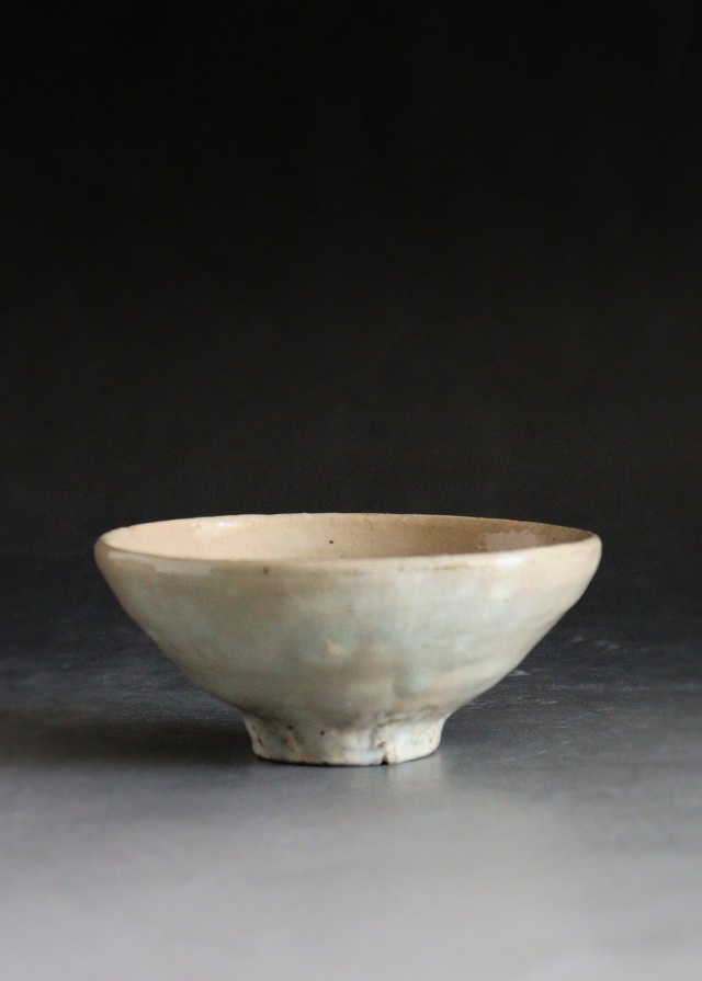 竹花正弘作　粉引盃　酒器　ぐいのみ　浪瀬窯　酒器　　酒盃　粉引