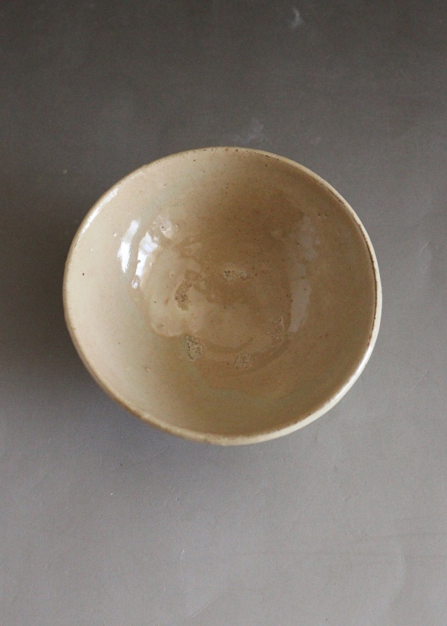 竹花正弘作　粉引盃　酒器　ぐいのみ　浪瀬窯　酒器　　酒盃　粉引