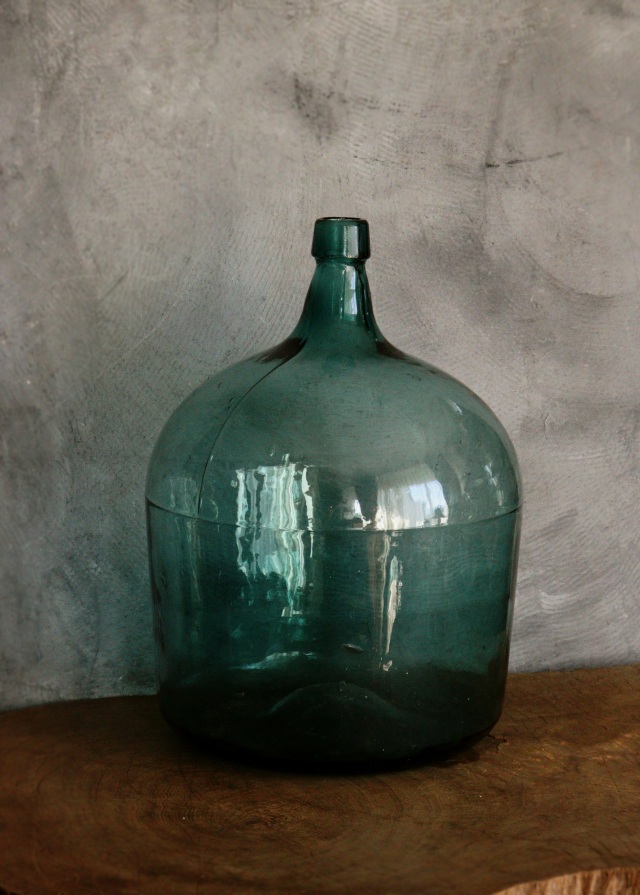 デミジョンボトル　古いガラス大瓶　大瓶　古道具　ガラスボトル　フラワーベース　インテリア　ヴィンテージ