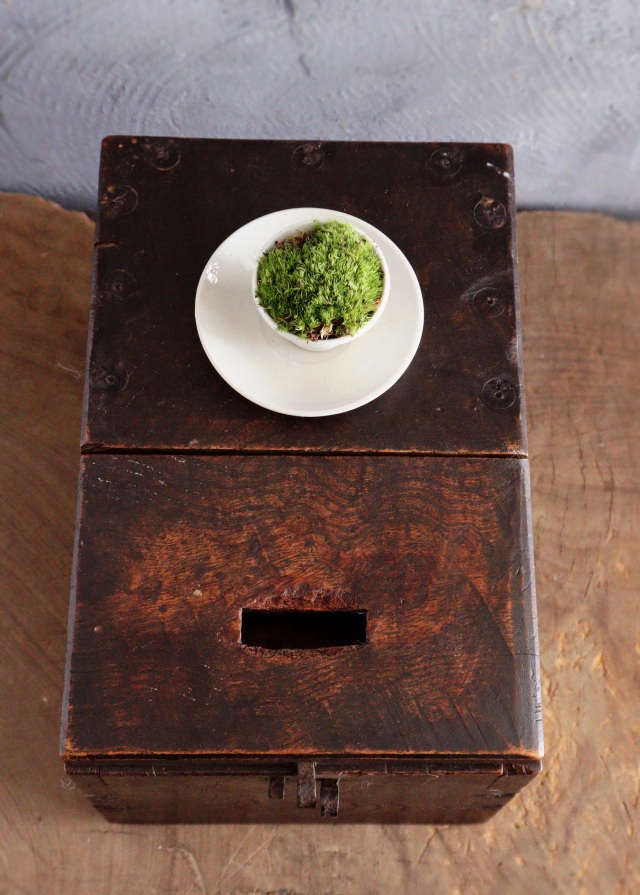 小さな時代銭箱　銭函　豆銭箱　小箱　時代小箱　アンティーク小箱