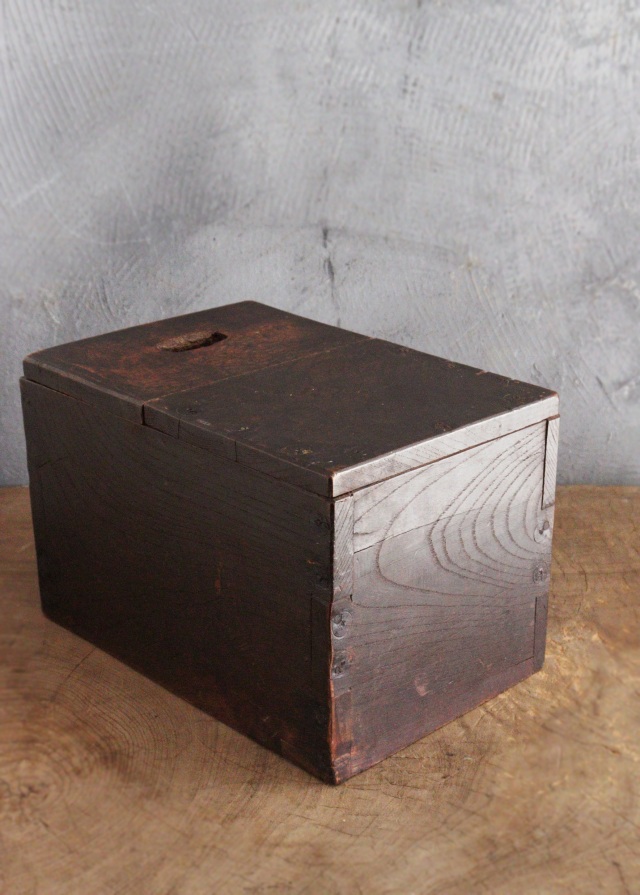 小さな時代銭箱 銭函 豆銭箱 小箱 時代小箱 アンティーク小箱 Antique