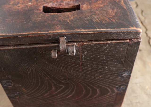 アンティーク 銭箱 小さな時代銭箱 銭函 豆銭箱 小箱 時代小箱 アンティーク小箱 Antique