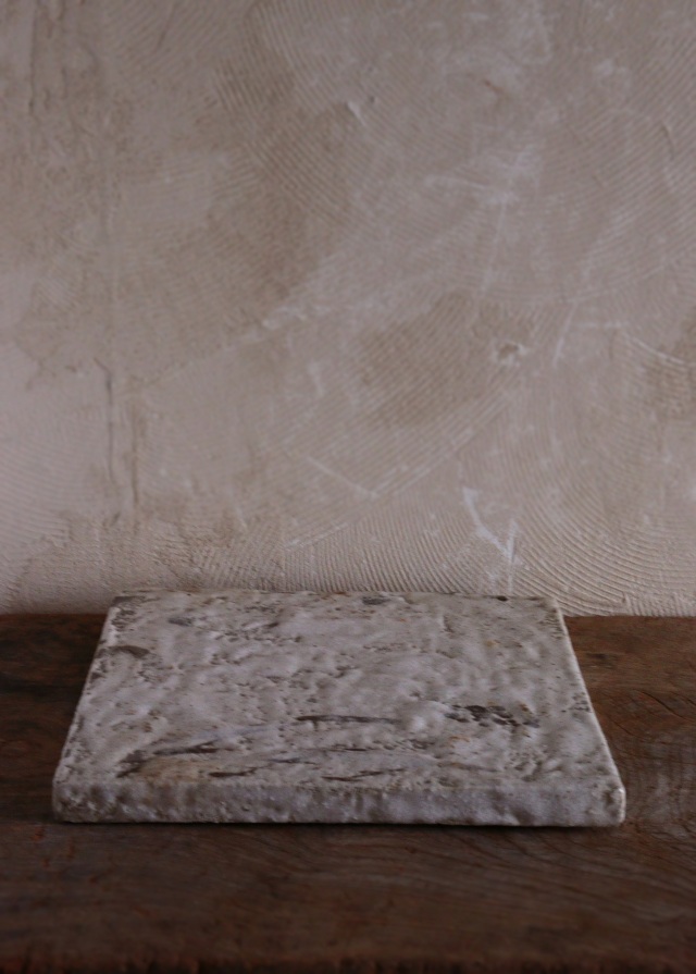 志野焼敷板 陶板 敷板 敷瓦 瓦板 花台 みたて 茶道具