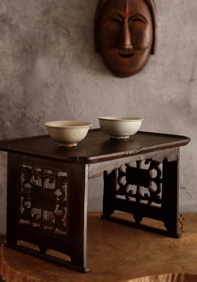 Antique Sam's Collection 花紋李朝膳 海州盤 ソバン ヘジュバン