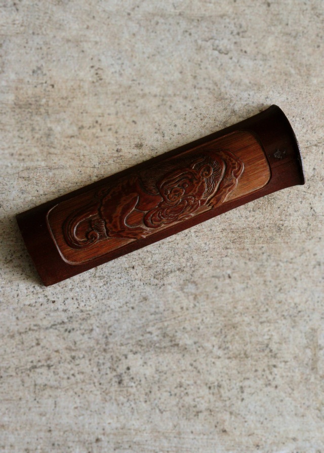 003古琴 茶則 茶量 七絃琴 蘭　文人斑竹 竹彫刻 茶合 茶道具 煎茶 中国茶 003古琴 茶則 茶量 七絃琴 蘭 文人斑竹 竹彫刻 茶合 茶道具 煎茶