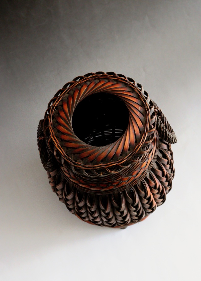 花籠 竹籠 竹籠花入 カゴ 民藝 民芸 古道具 Antique Sam's