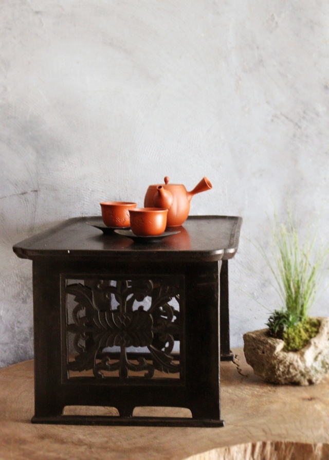 Antique Sam's Collection 花紋李朝膳 海州盤 ソバン ヘジュバン