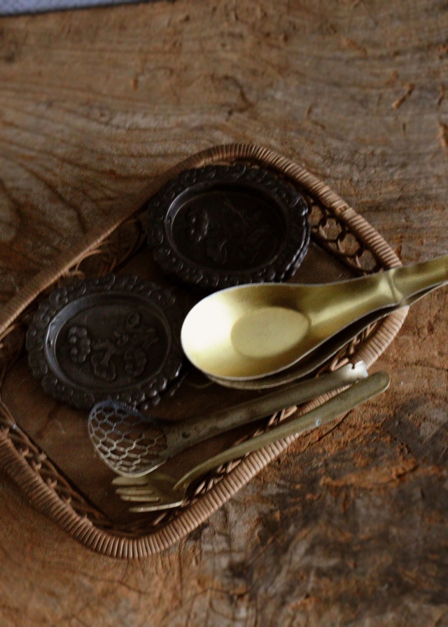 散蓮華 レンゲ 茶則 スプーン 茶合 茶量 道具 古道具 ホーク 匙