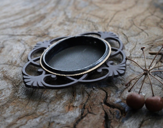 透かし銅製 茶托 引手金具 4枚組 茶器 茶托 煎茶道具 骨董 古玩 民具