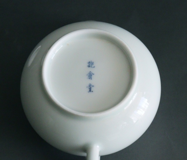 景徳鎮白磁茶壷　 抱翁堂 白磁急須　小急須　茶器　中国茶　煎茶器　急須　茶注　茶壷　白磁器