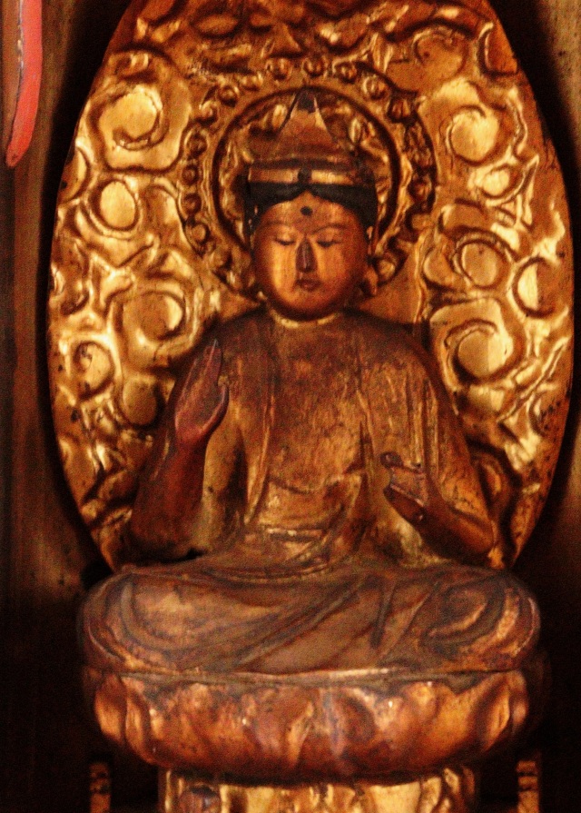 釈迦如来 厨子 小仏 仏像 時代仏 骨董 仏教美術 古仏 木彫仏 Antique